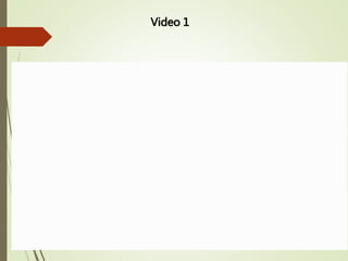 Video 1
 