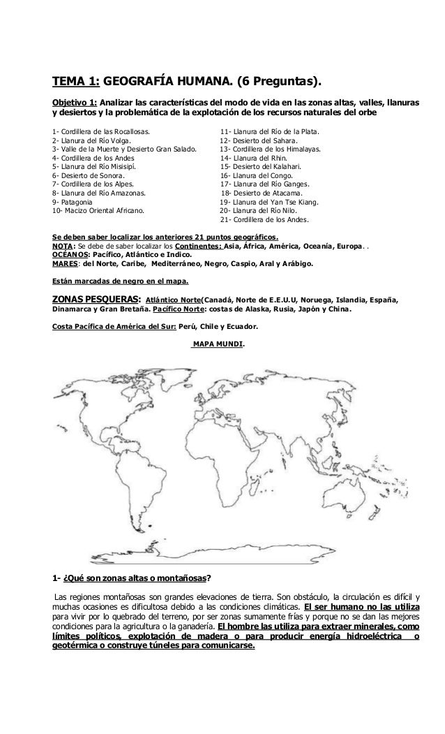 preguntas de geografia humana trabajo bachillerato 5 ac3b1o 1 preguntas de geografia humana trabajo bachillerato 5 ac3b1o 1