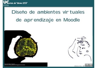 ursos de Verano 2007


  Diseño de ambientes virtuales
       de aprendizaje en Moodle




                            Aníbal de la Torre - 2007