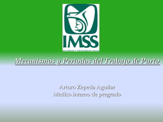 Mecanismos y Periodos del Trabajo de Parto


            Arturo Zepeda Aguilar
           Medico interno de pregrado
 