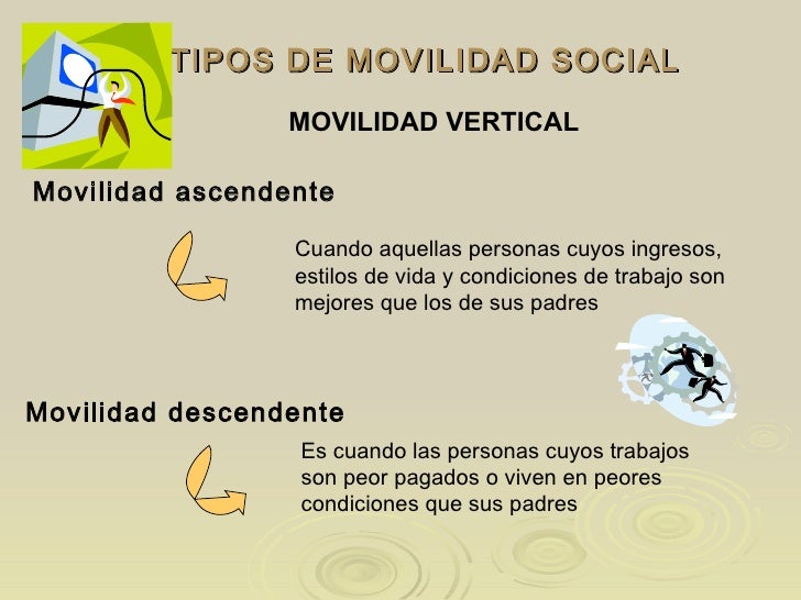 Resultado de imagen para movilidad ascendente y descendente