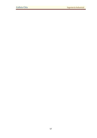 Galleta Chía Ingeniería Industrial
57
 