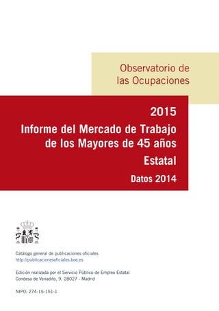Catálogo general de publicaciones oficiales
http://publicacionesoficiales.boe.es
Edición realizada por el Servicio Público...