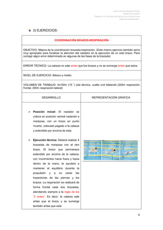 Trabajo Nº 7 Ejercicios Estilo Mariposa
