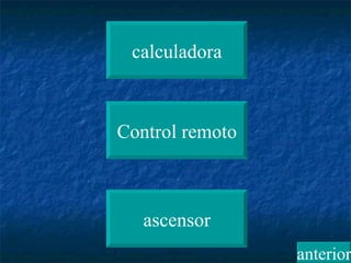 calculadora Control remoto ascensor anterior 