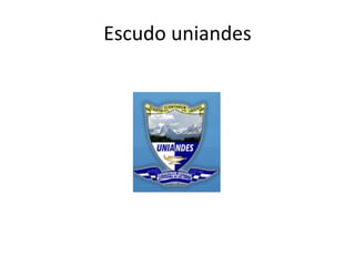 Escudo uniandes
 