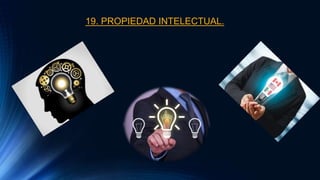 19. PROPIEDAD INTELECTUAL.
 