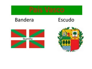 Bandera Escudo
País Vasco
Ikurriña
 