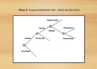Paso 3: Esquematización del árbol de decisión.
 