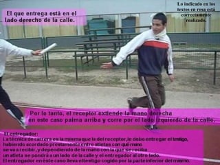 Lo indicado en los textos en rosa está correctamente realizado. 