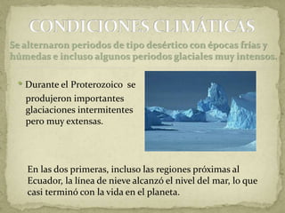 El Precambrico | PPTX