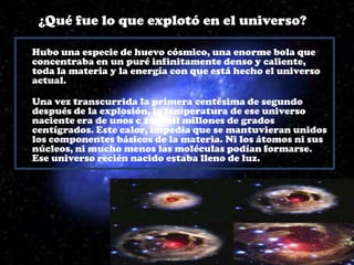 El Universo Actual