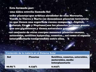 ¿Qué fue lo que explotó en el universo? Hubo una especie de huevo cósmico, una enorme bola que concentraba en un puré infinitamente denso y caliente, toda la materia y la energía con que está hecho el universo actual. Una vez transcurrida la primera centésima de segundo después de la explosión, la temperatura de ese universo naciente era de unos c 100 mil millones de grados centígrados. Este calor, impedía que se mantuvieran unidos los componentes básicos de la materia.Ni los átomos ni sus núcleos, ni mucho menos las moléculas podían formarse. Ese universo recién nacido estaba lleno de luz. 