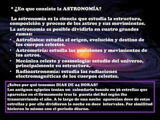 Astrología vs astronomía
