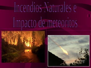 Incendios Naturales e  Impacto de meteoritos 
