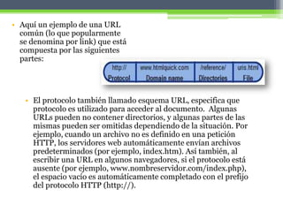 conceptos básicos de Internet y sus aplicaciones | PPTX