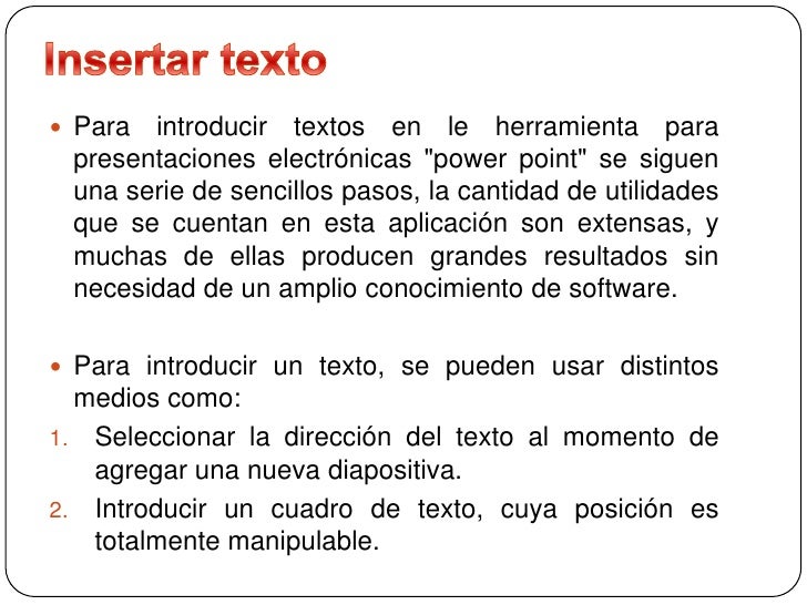 Resultado de imagen para como trabajar con textos en powerpoint