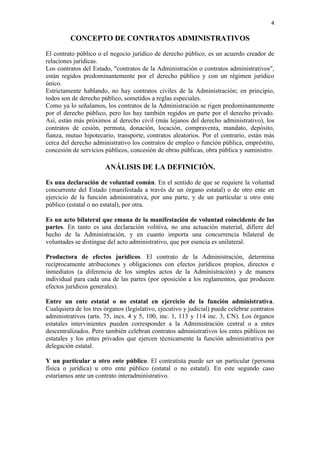 Trabajo contratos administrativos