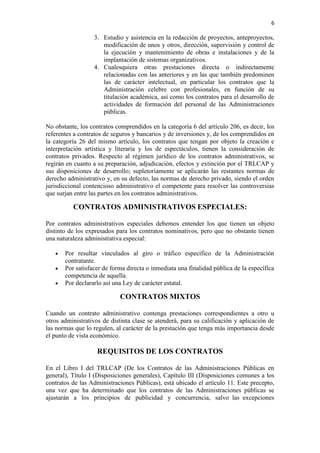 Trabajo contratos administrativos