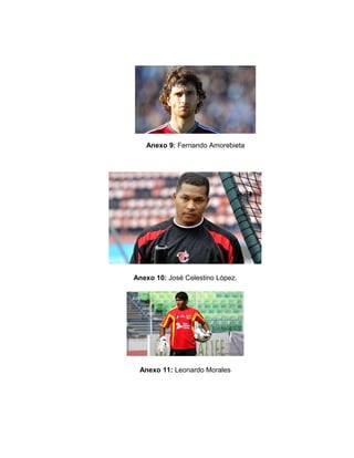 Anexo 9: Fernando Amorebieta 
Anexo 10: José Celestino López. 
Anexo 11: Leonardo Morales 
 