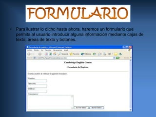 Indexado: Establece si sobre el campo debe construirse un índice. Un índice es una estructura manejada por Access que hace que determinadas operaciones con el campo sean más rápidas (ordenaciones y búsquedas), a costa de un mayor espacio en disco y memoria (para almacenar el índice) y de que otras operaciones sean más lentas y costosas (inserciones y borrados). Existen dos formas de hacer índices: con y sin duplicados; esto permite configurar la posibilidad o no de que se repitan valores a lo largo de la tabla para un campo. Para generar las expresiones que se pueden introducir para estaspropiedades, Access proporciona un asistente que facilita la búsquedade operadores y funciones. Para acceder a este asistente basta conpulsar sobre el botón “...” que aparece a la derecha del editor (cuantoesté disponible). Quizá lo más importante del generador de expresioneses la posibilidad de explorar visualmente el conjunto de funcionesincorporadas, entre las que destacan:Funciones de conversión entre tipos de datos.