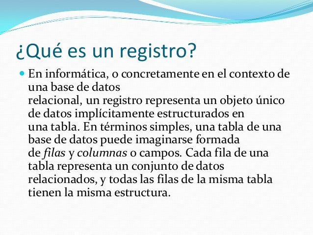 Trabajo de acces