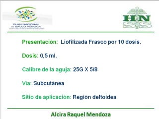 Esquema de vacunación