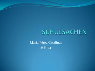 María Pérez Catalinas
6 B 14
 