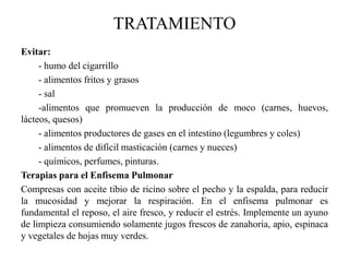 TRATAMIENTO El cáncer de pulmón es una de las enfermedades más graves y uno de los cánceres con mayor incidencia en el ser humano, responsable de los mayores índices de mortalidad oncológica a escala mundial. Es la primera causa de mortalidad por cáncer en el varón y la tercera, después del de colon y mama, en la mujer, causando más de un millón de muertes cada año en el mundo. Hay varios tratamientos para el cáncer:resección quirúrgica del lóbulo pulmonar donde se encuentra el tumor. En ocasiones es necesario extraer hasta un pulmón entero.