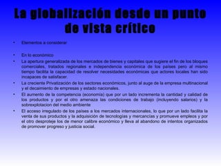Globalisacion