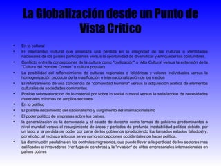 Globalisacion