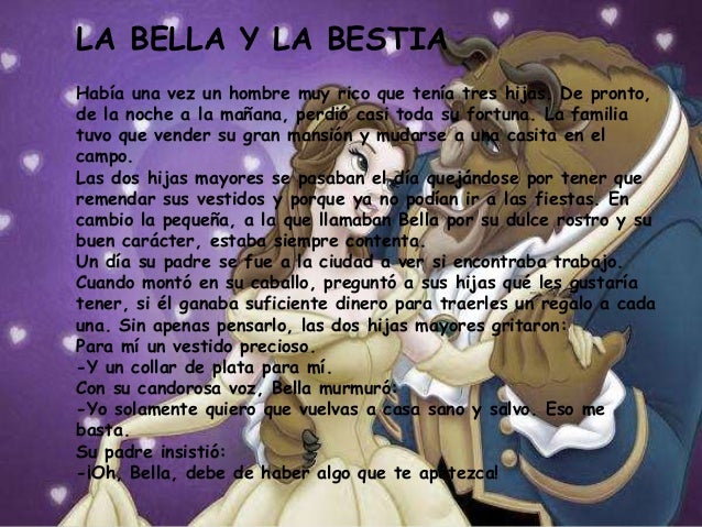 Cuento Infantil La Bella Y La Bestia Leyendas Cuentos - vrogue.co