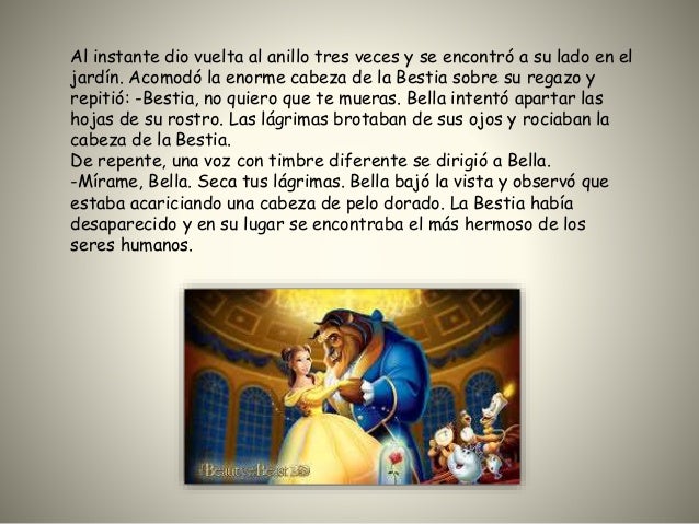 CUENTO LA BELLA Y LA BESTIA