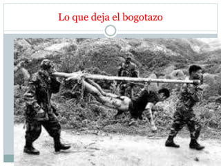 Lo que deja el bogotazo 
 
