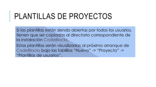 PLANTILLAS DE PROYECTOS
 