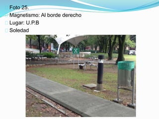 Foto 25.
Magnetismo: Al borde derecho
Lugar: U.P.B
Soledad
 