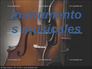 Instrumentos musicales 