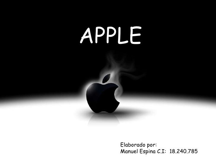Presentacion Apple