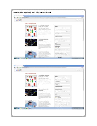 INGRESAR LOS DATOS QUE NOS PIDEN
 