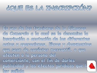 •Reforma Estatutos.  •Prendas sin tenencia.  •Contrato de agencia.•Contrato de compraventa con reserva de dominio•Compraventa de establecimiento comercial.•Deposito de los Estados Financieros.  •Registro de libros de comercio.  •Disolución y Liquidación.  