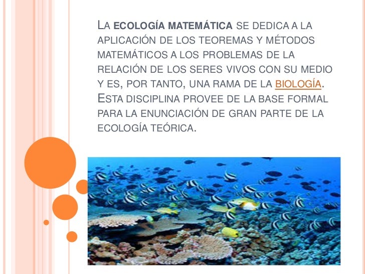 Trabajo de ecologia matematica