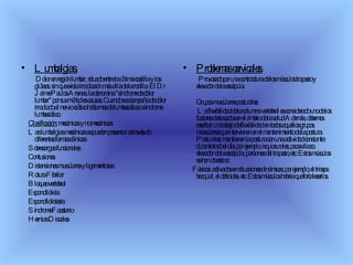 Lumbalgias. Dolor en región lumbar, situado entre la última costilla y los glúteos, sin que exista irradiación más allá de la rodilla. El Dr Jaime Paulos Arenas, la denomina "síndrome de dolor lumbar" por sus múltiples causas. Cuando se acompaña de dolor irradiado al nervio ciático hablamos de lumbociática o síndrome lumbociático. Clasificación:  mecánicas y no mecánicas.  Las lumbalgias mecánicas se pueden presentar a través de diferentes formas clínicas:  Sobrecargas funcionales  Contusiones  Distensiones musculares y ligamentosas  Rotura Fibrilar  Bloqueo vertebral  Espondilolisis  Espondilolistesis  Síndrome Facetario  Hernias Discales  Problemas cervicales. Provocado por una contractura de los músculos trapecio y elevador de la escápula.  Grupos musculares posturales:          La flexibilidad de la columna vertebral es considerado uno de los factores destacados en el ámbito de la salud Además, debemos resaltar un trabajo de flexibilidad en todos aquellos grupos musculares que intervienen en el mantenimiento de la postura. Posturales: mantienen la postura con una actividad constante durante todo el día, por ejemplo, isquiosurales, psoas iliaco, elevador de la escápula, porciones del trapecio, etc. Estos músculos se han de estirar.  Fásicos: activados en situaciones dinámicas, por ejemplo, el triceps braquial, el deltoides, etc. Estos músculos habría que fortalecerlos.  