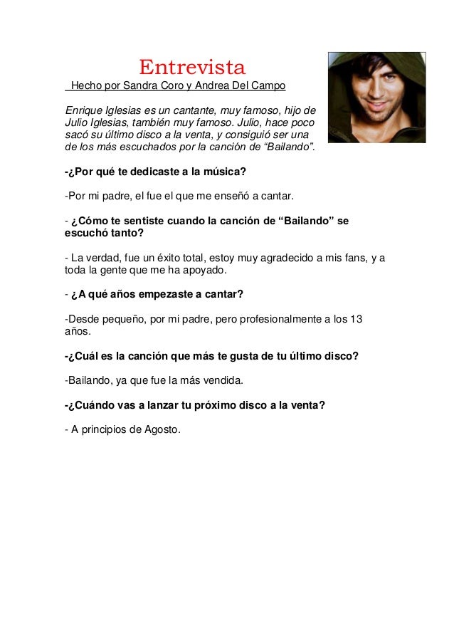 preguntas de entrevistas para famosos trabajo de entrevistas preguntas de entrevistas para famosos trabajo de entrevistas