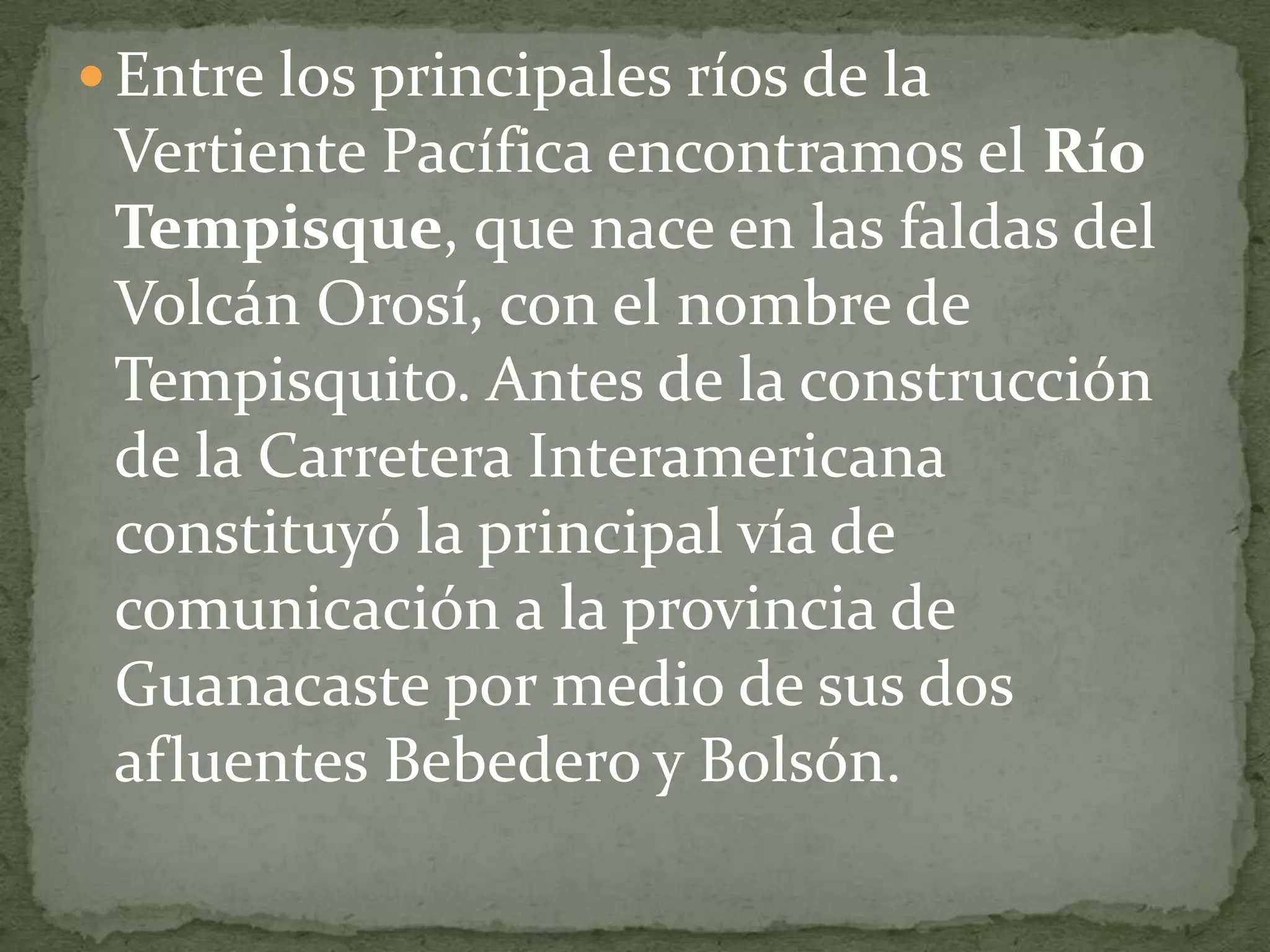 Vertiente del Pacífico. | PPTX