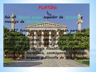 Dialectica De Platon Pptx