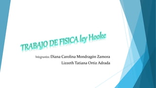 Integrantes: Diana Carolina Mondragón Zamora
Lizzeth Tatiana Ortiz Adrada
 