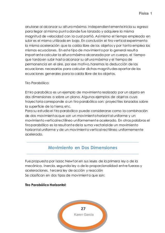 Como Calcular La Altura De Un Objeto Lanzado Hacia Arriba Física I