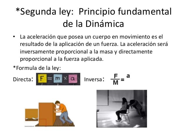 Image result for Segunda ley de Newton o ley fundamental de la dinÃ¡mica