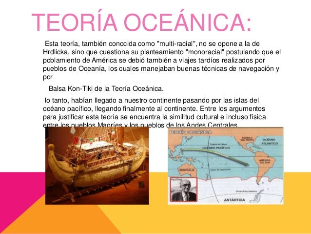 Teorías del poblamiento americano