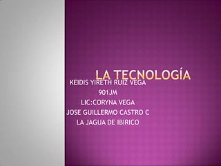 KEIDIS YIRETH RUIZ VEGA
           901JM
    LIC:CORYNA VEGA
JOSE GUILLERMO CASTRO C
   LA JAGUA DE IBIRICO
 